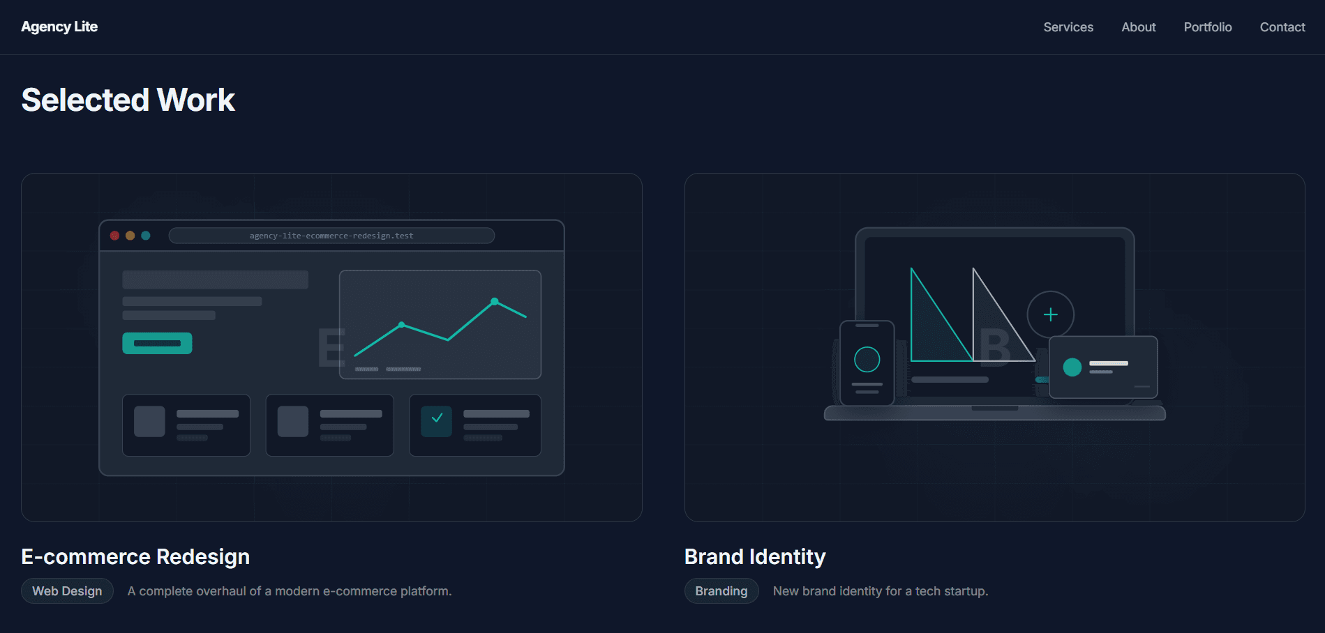 Super Simple Website preview 2