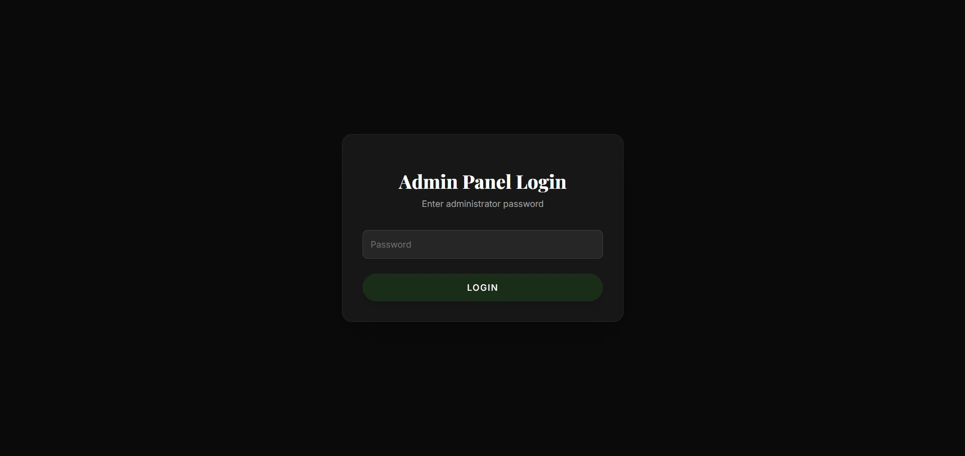 admin — screenshot 1