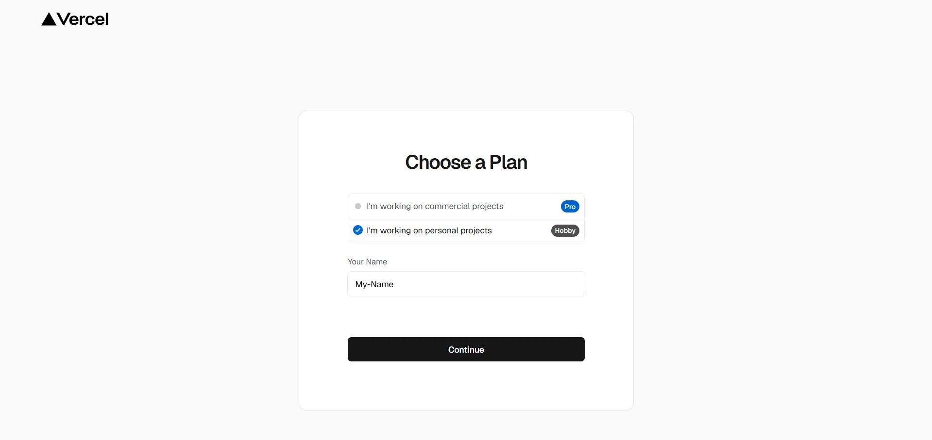 Import your repository — screenshot 1