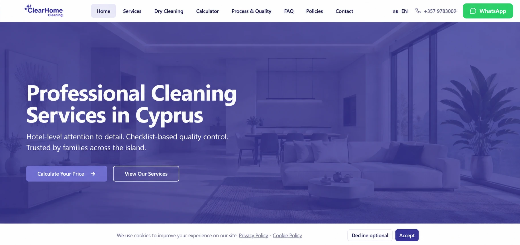 OwnYourWebsite project screenshot 2